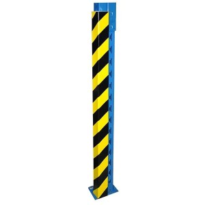 Amortisseur mousse d'angle droit jaune noir 1200 mm | Protection d'angles industriels