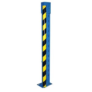 Amortisseur mousse d'angle 3/4 rond jaune/noir 1200 mm | Protection antichoc industrielle