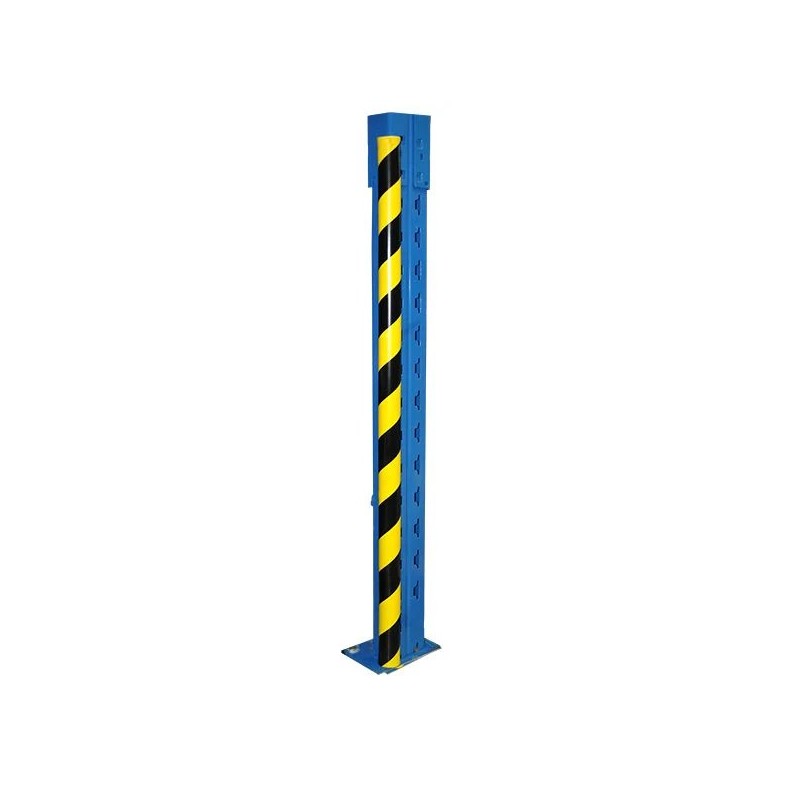 Amortisseur mousse d'angle 3/4 rond jaune/noir 1200 mm | Protection antichoc industrielle