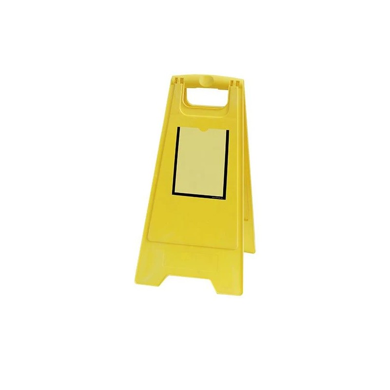 Chevalet de signalisation chantier ponctuel jaune | TIP'INFO