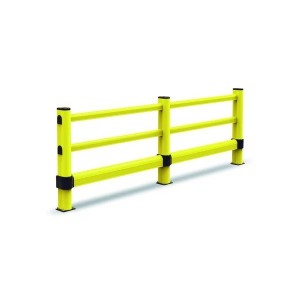 Poteau pour barrière piétonne fixation au sol | Protection industrielle modulable
