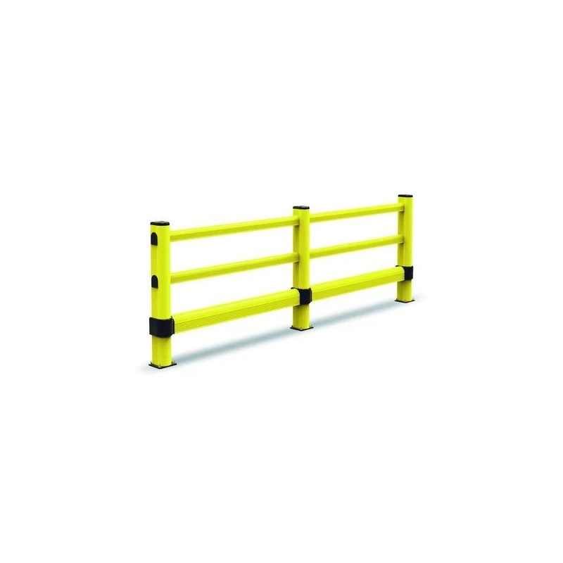 Poteau pour barrière piétonne fixation au sol | Protection industrielle modulable