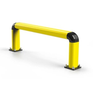 Protection pour têtes de rayonnages en arc | Barrière de protection palettier industrielle
