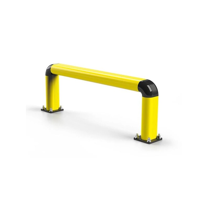 Protection pour têtes de rayonnages en arc | Barrière de protection palettier industrielle