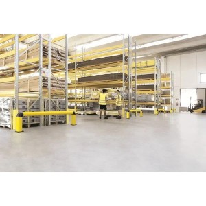 Protection pour têtes de rayonnages en arc | Barrière de protection palettier industrielle