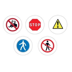 GOBO en verre pour projecteur lumineux | Signalisation de sécurité projetée