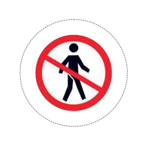 GOBO en verre pour projecteur lumineux | Signalisation de sécurité projetée