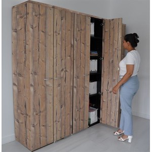 Armoire de rangement portes battantes | Armoire de rangement