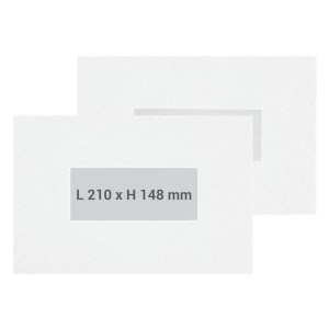 Pochettes transparentes adhésives pour marquage au sol – Lot de 2