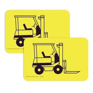 Pictogramme adhésif de marquage au sol industriel | Maroc