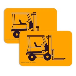 Pictogramme adhésif de marquage au sol industriel | Maroc