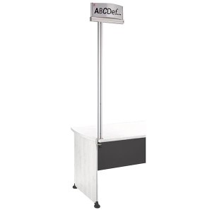 Potence d'identification verticale personnalisable | Signalétique Maroc
