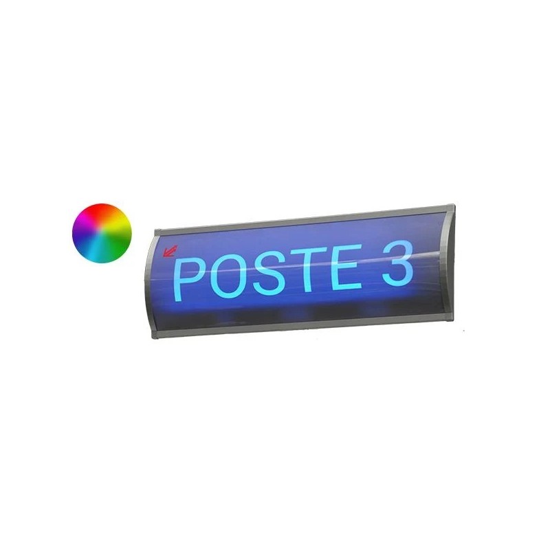 Bandeau bombé lumineux LED personnalisable | Signalétique Maroc