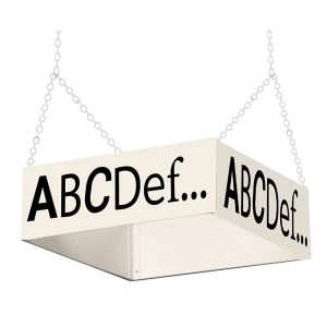 Bandeau Aérien 4 Faces Personnalisable en PVC