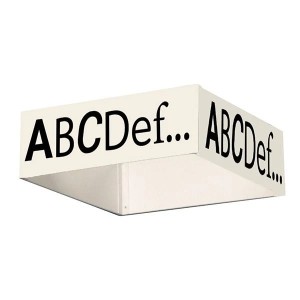Bandeau Aérien 4 Faces Personnalisable en PVC