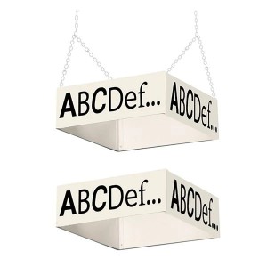 Bandeau Aérien 4 Faces Personnalisable en PVC