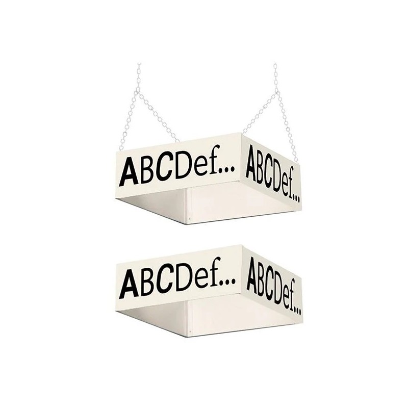 Bandeau Aérien 4 Faces Personnalisable en PVC
