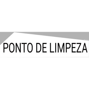 Bandeau Design Recto/Verso POINT PROPRETÉ en PVC