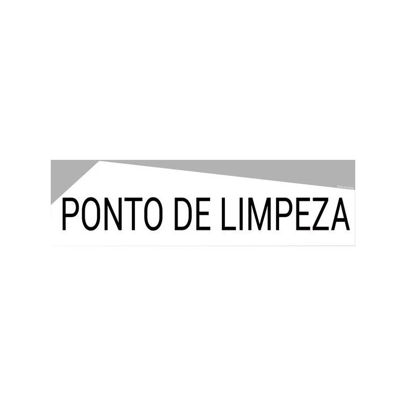 Bandeau Design Recto/Verso POINT PROPRETÉ en PVC
