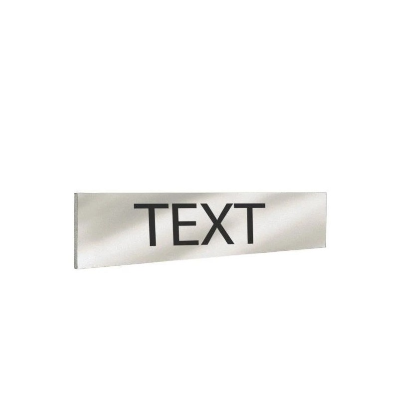 Texte au Verso pour Bandeau de Signalisation