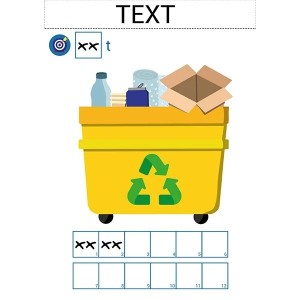 Plaque Magnétique RSE Recyclage | Suivi des Déchets