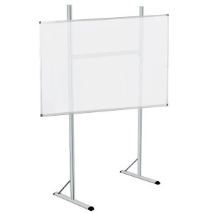 Piètement aluminium double pour tableau | SESA SYSTEMS