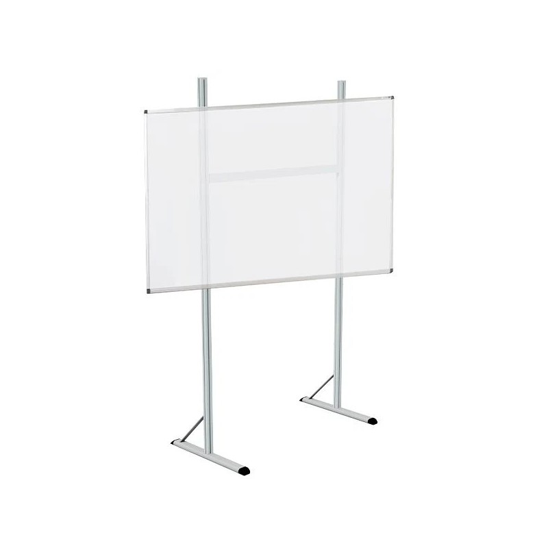 Piètement aluminium double pour tableau | SESA SYSTEMS