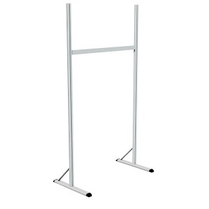 Piètement aluminium double pour tableau | SESA SYSTEMS