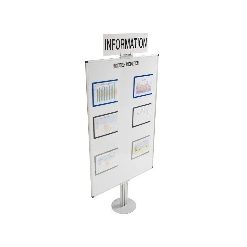 Piètement aluminium simple sur embase | SESA SYSTEMS
