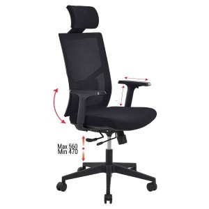 Chaise de bureau ERGO – Confort & Design Professionnel