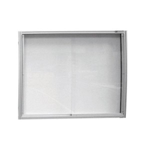 Vitrine d'affichage murale MOD'INFO | Magnétique et sécurisée