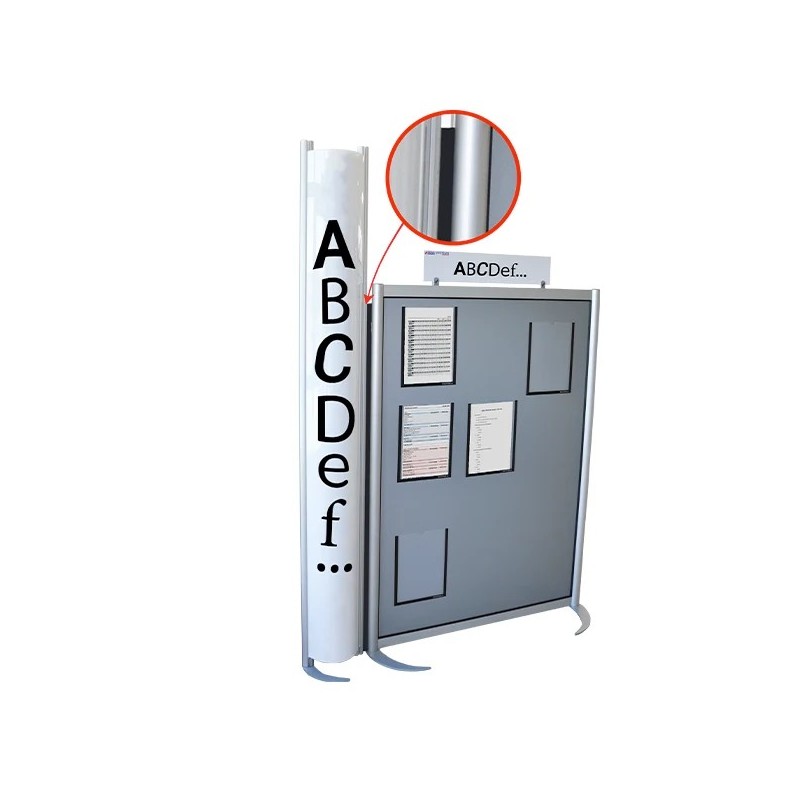 Profil de liaison caoutchouc MULTISPACE | Cloison
