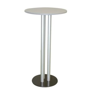 Table haute de réunion ovale 2000 x 1000 mm