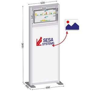 Borne interactive digitale | E-DOCBOARD DESIGN