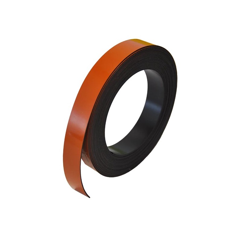 Bande magnétique 5 m pour management visuel | 15 mm