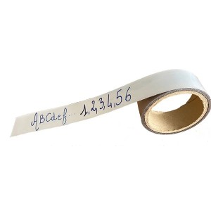 Bande magnétique blanche écriture-feutre | 5 m x 40 mm