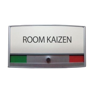 Plaque de porte signal d'occupation vert/rouge | PLAQUE DE PORTE SIGNAL D'OCCUPATION