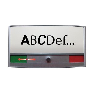 Plaque de porte signal d'occupation vert/rouge | PLAQUE DE PORTE SIGNAL D'OCCUPATION