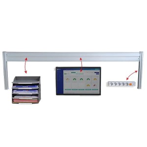 Structure aluminium bureau ergonomique – LEANERGO