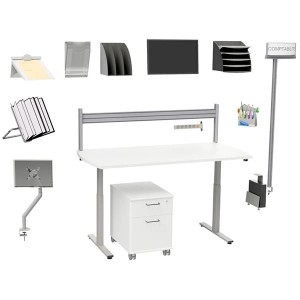 Structure aluminium bureau ergonomique – LEANERGO