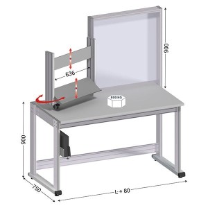 Poste informatique industriel ouvert – MOBIPOST® 3000B