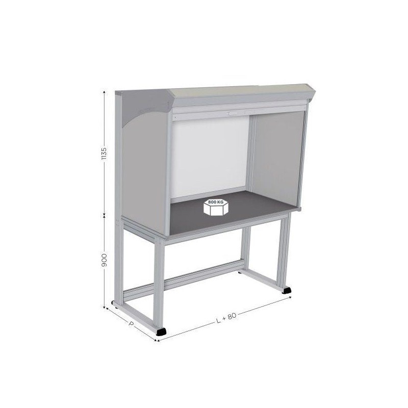 Poste contrôle qualité industriel 800 kg – QUALIPOST® 4000