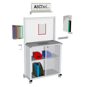 Poste contrôle qualité avec rangement – QUALIPOST® 600D