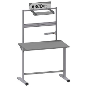 Poste de travail qualité QUALIPOST® 2000 | 80 kg modulable