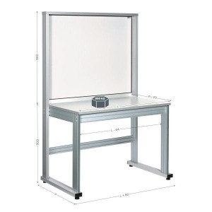 Poste de travail QUALIPOST® 3000C | 800 kg avec fond et options acoustiques