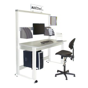 Poste de travail QUALIPOST® 3000B | 800 kg avec fond ouvert