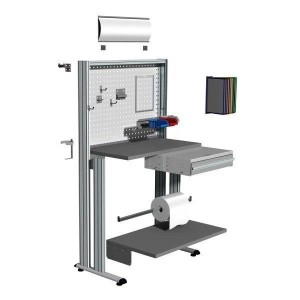 Poste de travail porte-outils MAINTPOST 800A | Fond perforé 140 kg