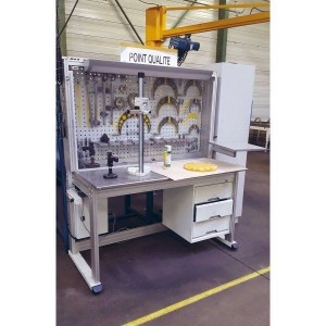 Établi d’atelier professionnel MAINTPOST 6000B | Fond perforé 800 kg