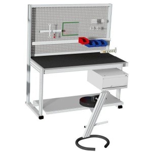 Établi d’atelier professionnel MAINTPOST 6000B | Fond perforé 800 kg