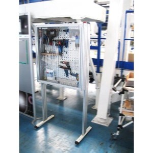 Panneau porte-outil sur pied sécurisé MAINTPOST 300B | Atelier industriel